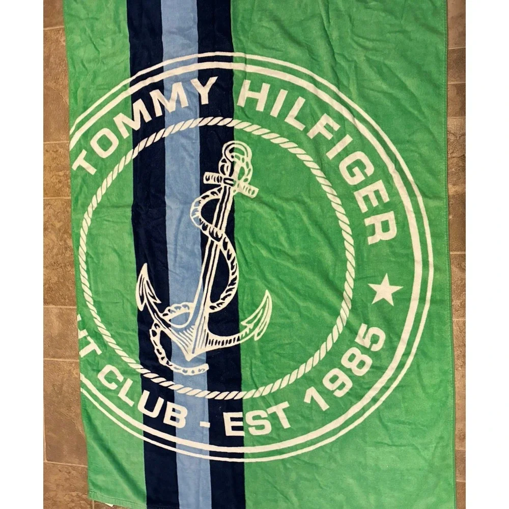 Vintage Tommy Hilfiger‎ Beach Towel Nautical 40X70 inches